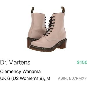 BNIB Dr. Martens Clemency size 8 women’s